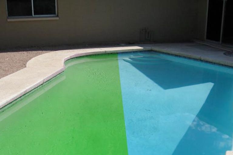eliminar agua verde de piscina rapido
