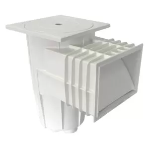 Skimmer boca standard tapa cuadrada piscina hormigón