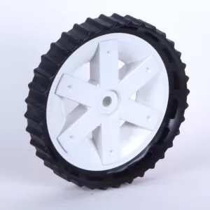 Rueda para soportes de enrollador.