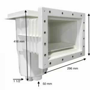 Skimmer boca standard tapa cuadrada piscina liner