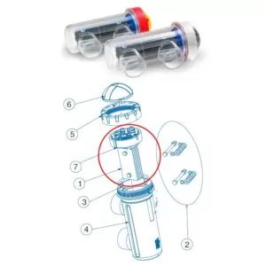 Electrodo Célula DT7 IDEGIS R-458